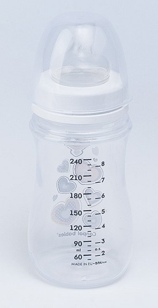 Бутылочка PP EasyStart Newborn baby 35/217 с широким горлышком антиколиковая, 240 мл., 3+  